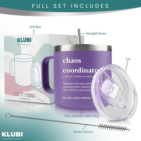 Chaos Coordinator Tumbler Administrative Professional Day Gifts 14 Ounce Chaos Coordinator Cup Navy Bosses Day Gifts Promotion Gifts for Women Coworker Leaving Gifts for Women Job Promotion Gifts in Saudi Arabia