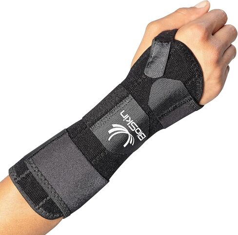 دعامة معصم نفق الرسغ من BioSkin - لألم ودعم التهاب المفاصل، والتهاب الأوتار، والالتواء في المعصم، ودعامة دعم النوم في المعصم الليلي، وجبيرة المعصم، ودعم المعصم للنساء والرجال، مؤهلة لـ HSA أو FSA in Saudi Arabia