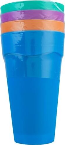 Plastic Tumblers, 16-Ounce, 4-Pack in Saudi Arabia