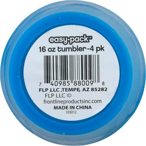 Plastic Tumblers, 16-Ounce, 4-Pack in Saudi Arabia