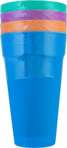 Plastic Tumblers, 16-Ounce, 4-Pack in Saudi Arabia