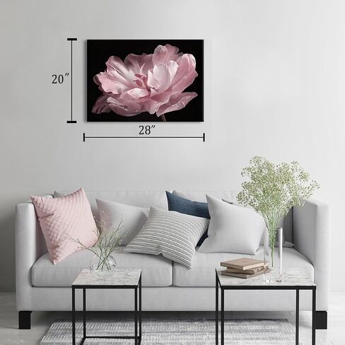 Pink Bathroom Decor - Bathroom Decor Wall Art Pink Wall Decor Black And White Decor Plant Wall Decor Pink Bedroom Decor Bathroom Pictures Black And White Wall Art Bathroom Decor Stretched 12x16inch in Saudi Arabia