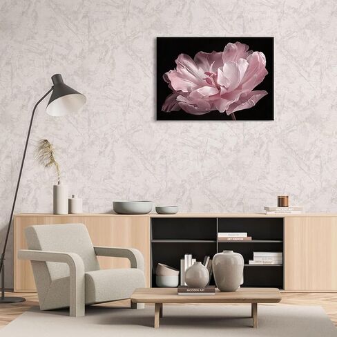 Pink Bathroom Decor - Bathroom Decor Wall Art Pink Wall Decor Black And White Decor Plant Wall Decor Pink Bedroom Decor Bathroom Pictures Black And White Wall Art Bathroom Decor Stretched 12x16inch in Saudi Arabia