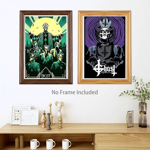 SAVOMA 4Pcs Music Band Poster Paper Aesthetics Decor Picture Painting for Room Decoration Wall Decoration Posters Gift Unframed 08 * 12in(20 * 30cm), black in Saudi Arabia