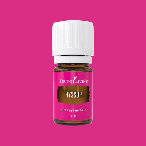 زيت الزوفا العطري من يونج ليفينج - 5 مل - علاج عطري للإبداع والتأمل - رائحة هادئة - رائحة زهرية مقدسة ونعناع - يمتزج مع الاستيقاظ وإيمو باور وتخفيفه in Saudi Arabia