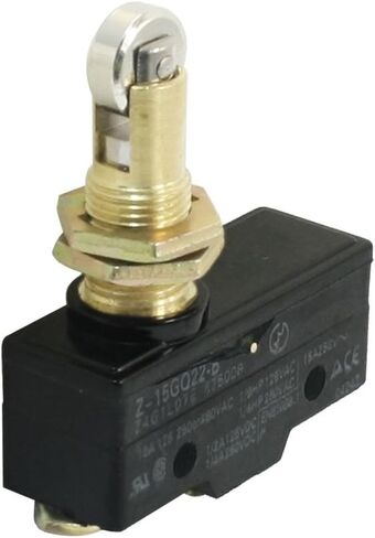 uxcell a14070300ux0251 Panel Mount Spsd 12.5 mm Roller Rolling Plunger Limit Switch Z-15GQ22-B in Saudi Arabia