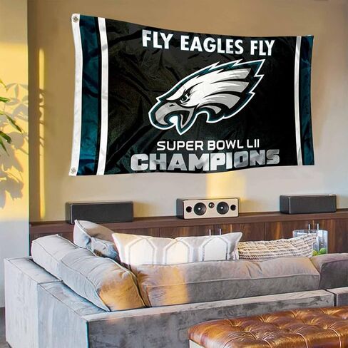 Philadelphia Eagles Fly Eagles Fly Super Bowl Champions Banner and Tapestry Wall Tack Pads in Saudi Arabia