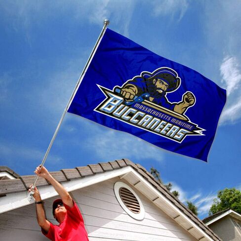 Massachusetts Maritime Buccaneers Flag in Saudi Arabia