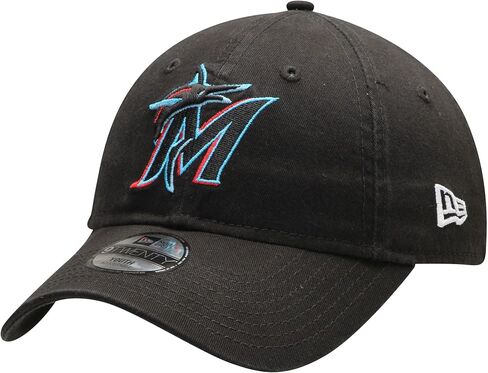 New Era Youth MLB Core Classic 9TWENTY Adjustable Hat Cap One Size Fits All (as1, alpha, one_size, Miami Marlins) in Saudi Arabia
