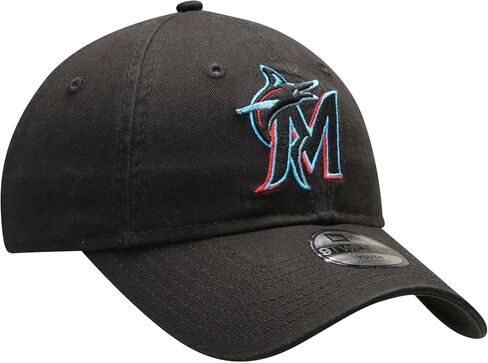 New Era Youth MLB Core Classic 9TWENTY Adjustable Hat Cap One Size Fits All (as1, alpha, one_size, Miami Marlins) in Saudi Arabia