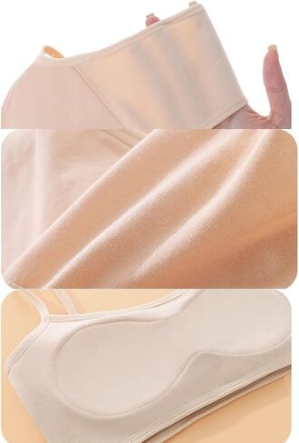 حمالات صدر رياضية من القطن للفتيات المراهقات من Amuhou، حمالات صدر رياضية من نوع Racerback Cami in Kuwait