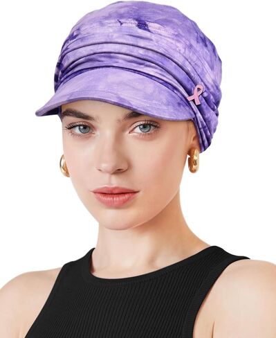 Chemo Headwear Bamboo Viscose Newsboy Cap for Women Summer and Fall in Saudi Arabia