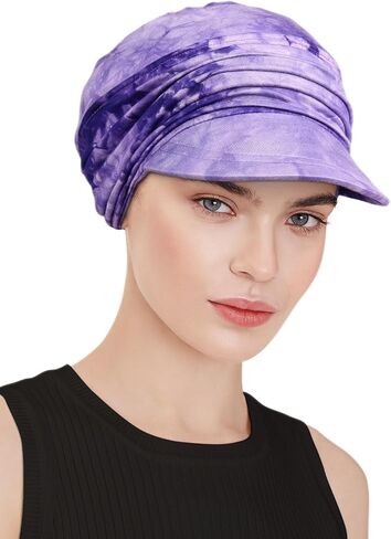 Chemo Headwear Bamboo Viscose Newsboy Cap for Women Summer and Fall in Saudi Arabia