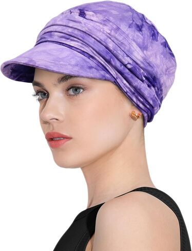 Chemo Headwear Bamboo Viscose Newsboy Cap for Women Summer and Fall in Saudi Arabia