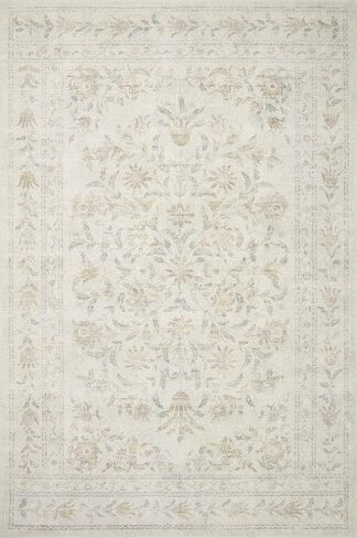 Loloi Rifle Paper Co. x Courtyard Yellow/Multi 8'-6" x 11'-6" Area Rug in Saudi Arabia