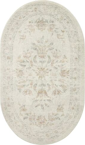 Loloi Rifle Paper Co. x Courtyard Yellow/Multi 8'-6" x 11'-6" Area Rug in Saudi Arabia