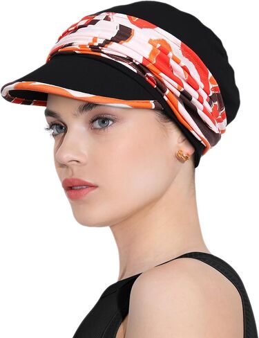 Chemo Headwear Bamboo Viscose Newsboy Cap for Women Summer and Fall in Saudi Arabia