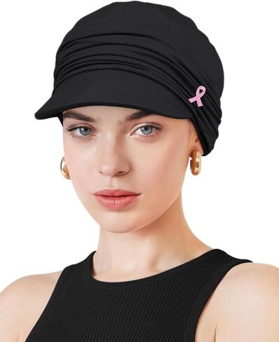 Chemo Headwear Bamboo Viscose Newsboy Cap for Women Summer and Fall in Saudi Arabia