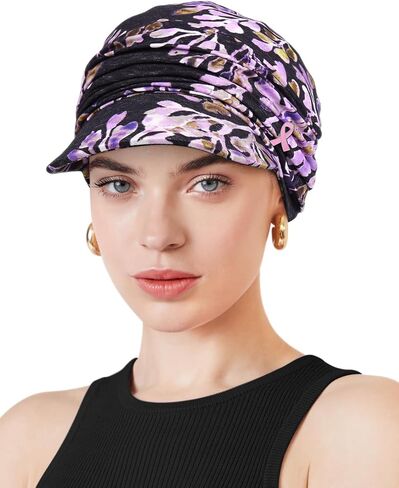 Chemo Headwear Bamboo Viscose Newsboy Cap for Women Summer and Fall in Saudi Arabia