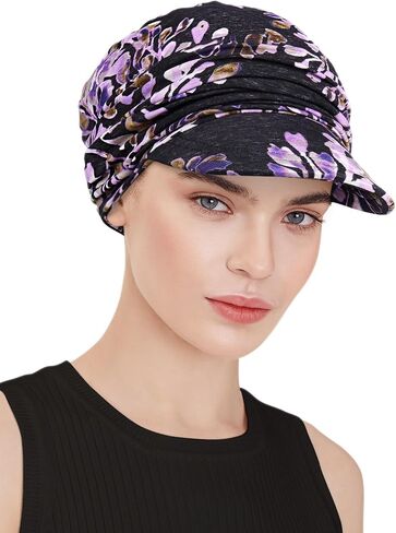 Chemo Headwear Bamboo Viscose Newsboy Cap for Women Summer and Fall in Saudi Arabia