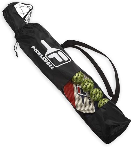 FILA Accessories Pickleball Net Set - Includes Pickleball Paddles Set of 4 with Regulation Size 4 Outdoor Balls & 10ft All Weather Mesh Net for Indoor or Outdoor Use - Lightweight, Quick & Easy Setup in Saudi Arabia