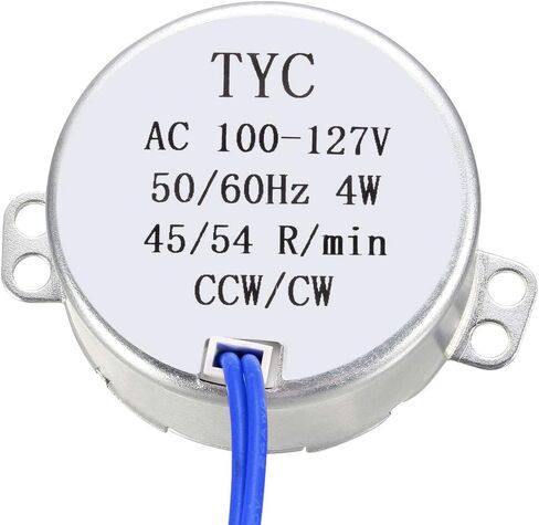 uxcell Metal Gear Electric Synchronous Motor AC 100-127V 0.8-1RPM 50-60Hz CW 4W in Saudi Arabia