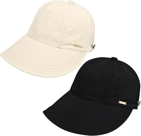 Sun Hats for Women,Summer Beach Sun Hat Visor for Women,Women Wide Brim Fedora Cap UPF50+ in Saudi Arabia