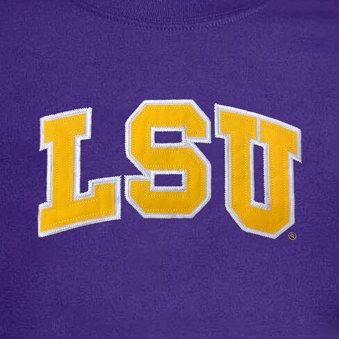 Little King NCAA Youth Boys Crewneck Sweatshirt With Tackle Twill Letters-Team Colors in Saudi Arabia
