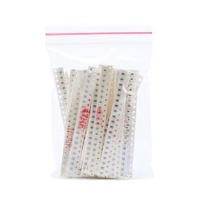 1200pcs/set 30 Types 40 Each 0402 SMD Capacitor Assorted Kit 1pF-10uF ±0.5%-±10% 10V 50V Chip 0402 Capacitor Electronic DIY Kit