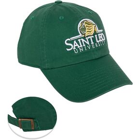 Desert Cactus Saint Leo University Baseball Hat Lions Brimmed Embroirderd Hats Cap Adjustable Cloth Strap Adult (Style A)