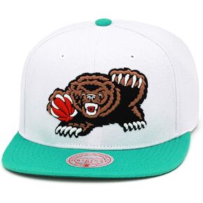 قبعة Mitchell & Ness Snapback قابلة للتعديل - أسود/أحمر/نصي/كلاسيكيات الخشب الصلب