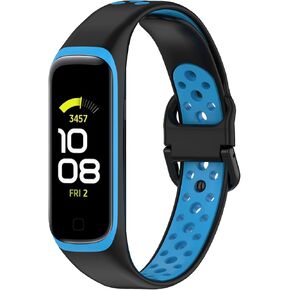 BabyValley Band Compatible with Samsung Galaxy Fit 2 Silicone Band Breathable Wristband Replacement Bracelet Strap Sport Band for Galaxy Fit 2 Fitness Tracker