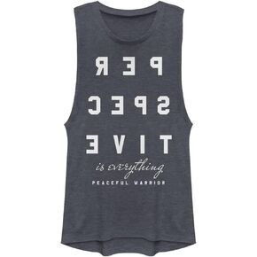 Fifth Sun Peaceful Warrior Perspective Women's Muscle Tank