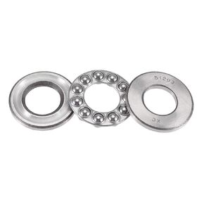 uxcell 51203 Thrust Ball Bearings 18mm x 35mm x 12mm Chrome Steel Single Direction