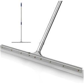 MHM's AquaSlide PushPro - 28-Inch Wide Floor Squeegee for Concrete Floors - Professional-Grade Cleaning and Efficiency