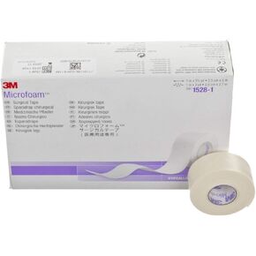 3M Microfoam Elastic Foam Surgical Tape 1" X 5.5Yards All Way Stretch - Model 1528-1