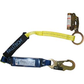 FallTech 8353LT Manual Grab with SoftPack 3-Foot Shock Absorbing Lanyard