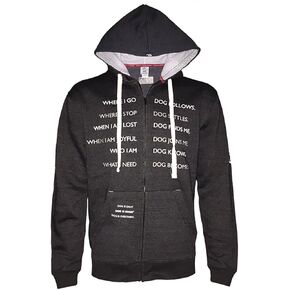 Dog is Good Full-Zip Hoodie Dog Codependent - Hooded Sweatshirt, Cotton Blend, Mid-Weight, Gift for Dog Lovers, Mens & Womens