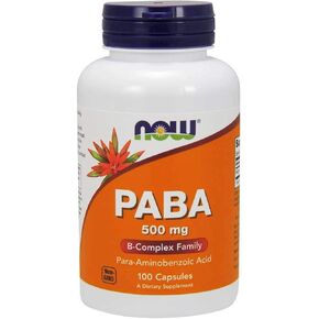 PABA 500mg 100 Capsules (Pack of 2)