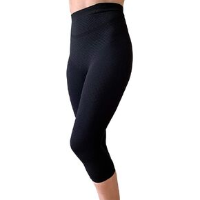 Bioflect® Capri Compression Leggings with Bioceramic Fibers and Micro-Massage Knit- for Support and Comfort