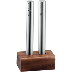 WMF Salt/ Pepper shaker set 2-pcs., Stainless Steel and Bamboo