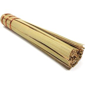 Scandicrafts 7 Inch Bamboo Pot Scraper Scrubber, Scrub Brush With Stiff Whisk, Cast Iron Skillet Kitchen Cleaner, Grill Scrubbing Cleaning, Food Scrape Tool