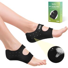 Plantar Fasciitis Heel Protector for Shoes - (Arch Support) Welnove Heel Cups for Heels Spur Pain Achilles Tendonitis Dry Cracked Feet - Heel Inserts Cushion for Women 7-10.5 / Men 6.5-9.5
