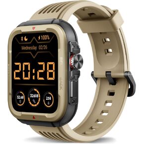 Smart Watch for Men Women (Answer/Make Call), Alexa Built in, 1.8" Fitness Tracker with 100 Sports Modes, Heart Rate Blood Oxygen, Sleep Monitoring, Smartwatch for iPhone Android Compatible