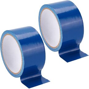 GORGECRAFT 2 Rolls 1.9in x 32.8ft Bookbinding Repair Tape Royal Blue Cloth Tape Adhesive Duct Tape Safe Cloth Library Book Seam Box Sealing Bundling Craft Tape for Webbing Repair Camouflage