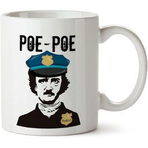 Poe Poe Police Officer Edgar Allan Poe Coffee Mug 11 Ounce Tea Thin Blue Line