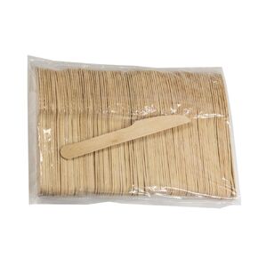 Pantry Knive 158-100 Disposable Wooden Cutlery Knives, 0.5" Height, 1" Width, 6" Length (Pack of 100), Beige