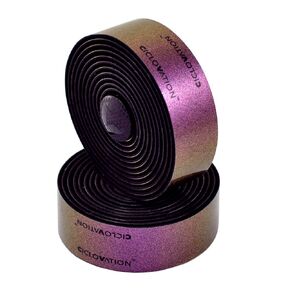 Advanced Leather Touch Bar Tape Road Handlebar Tape, Aurora Purple, SY4096