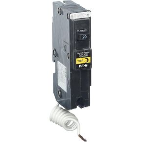 EATON CORPORATION BR120AF Arc Fault, Miniature Circuit Breaker, Gray
