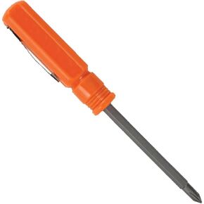 Lutz 2-IN-1 Pocket Size Orange Screwdriver